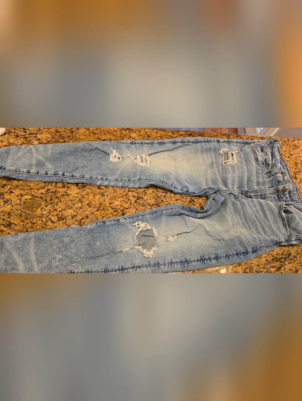 American Eagle Outfitters Light Blue Skinny Jeans